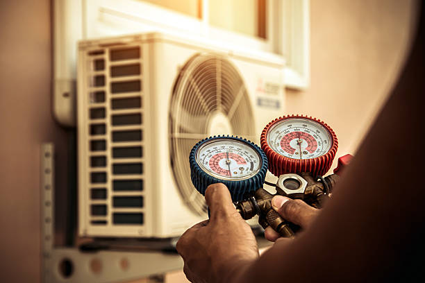 Professional Ductwork Repair technician working in Brighton, MI